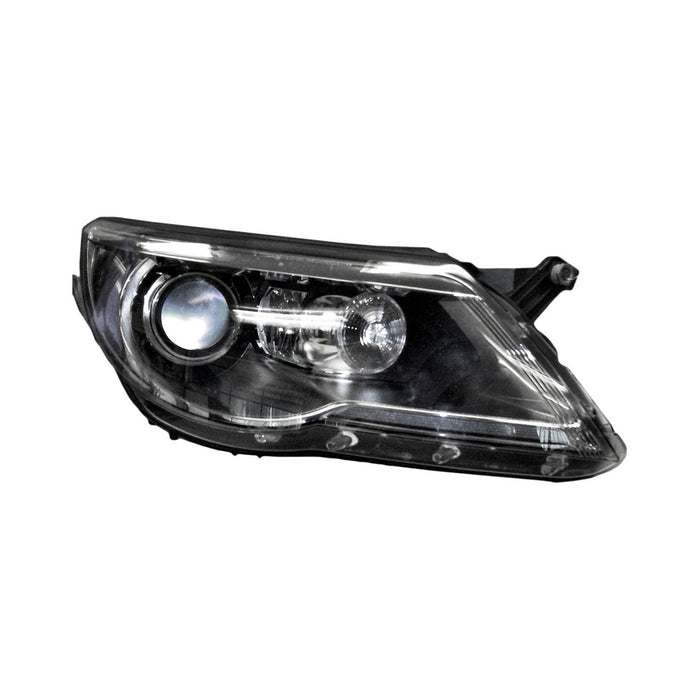 2009-2011 Volkswagen Tiguan Passenger Side Headlight Assembly Xenon Composite - VW2503149-Partify-Painted-Replacement-Body-Parts