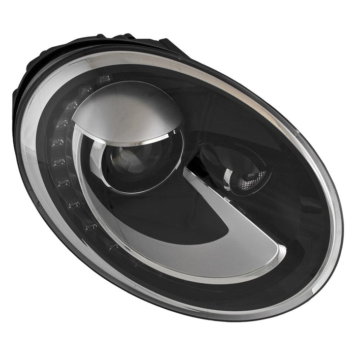 2012-2013 Volkswagen Beetle Passenger Side Headlight Assembly Bi-Xenon Composite - VW2503150-Partify-Painted-Replacement-Body-Parts