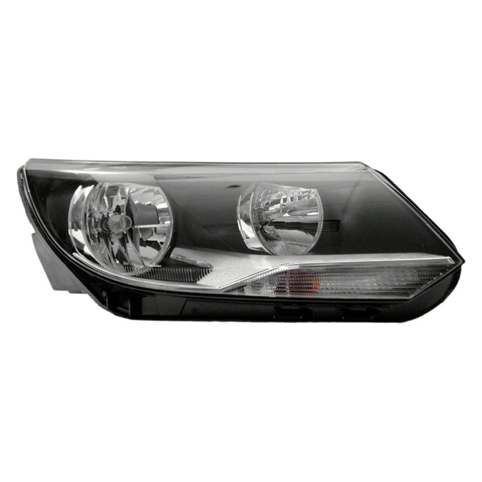 2012-2018 Volkswagen Tiguan/Tiguan Limited Passenger Side Headlight Assembly Halogen Composite - VW2503152-Partify-Painted-Replacement-Body-Parts