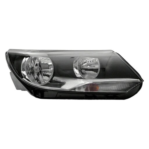 2012-2018 Volkswagen Tiguan/Tiguan Limited Passenger Side Headlight Assembly Halogen Composite - VW2503152-Partify-Painted-Replacement-Body-Parts