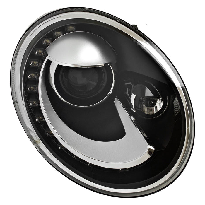 2014-2019 Volkswagen Beetle Passenger Side Headlight Assembly Bi-Xenon W/Led Drl Composite - VW2503157-Partify-Painted-Replacement-Body-Parts