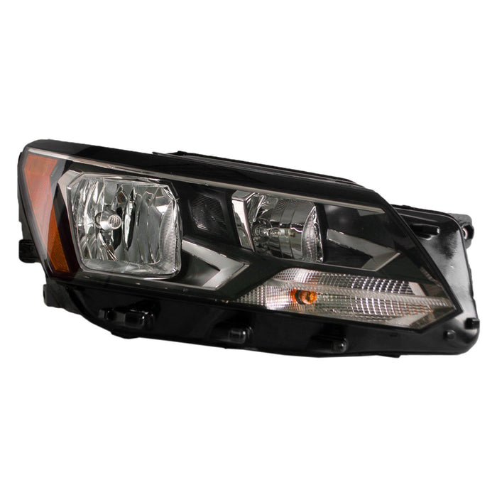 2016-2018 Volkswagen Passat Passenger Side Headlight Assembly Halogen Composite - VW2503164-Partify-Painted-Replacement-Body-Parts