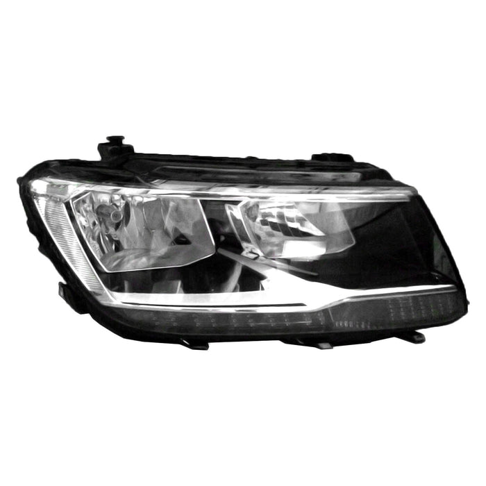 2018-2021 Volkswagen Tiguan Passenger Side Headlight Assembly Halogen Composite - VW2503169-Partify-Painted-Replacement-Body-Parts