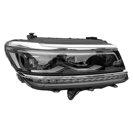 2018-2021 Volkswagen Tiguan Passenger Side Headlight Assembly Led Composite - VW2503171-Partify-Painted-Replacement-Body-Parts