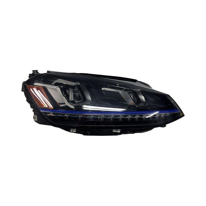 2015-2017 Volkswagen e-Golf/Golf R Passenger Side Headlight Assembly Led Composite - VW2503172-Partify-Painted-Replacement-Body-Parts