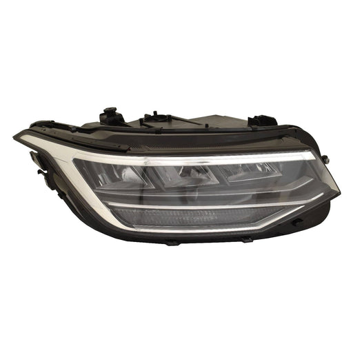 2022-2024 Volkswagen Tiguan Passenger Side Headlight Assembly Led W/O Dynamic Cornering Lamps Composite - VW2503184-Partify-Painted-Replacement-Body-Parts