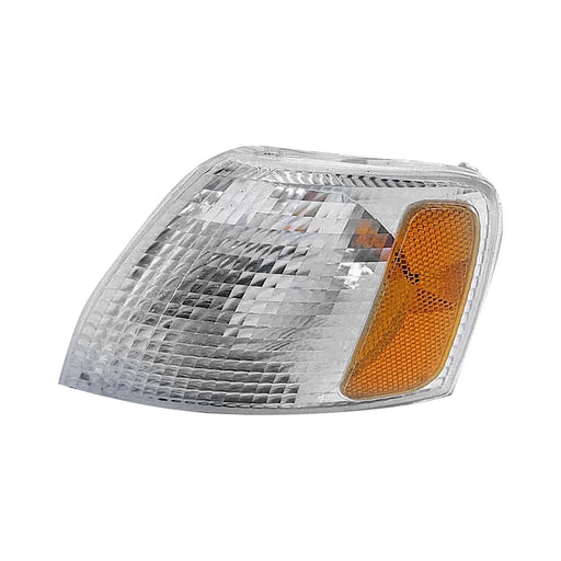 1998-2001 Volkswagen Passat GLS/GLS 4 Motion/GLX/GLX 4 Motion Front Driver Side Turn Signal Light Park/Signal Combo White Lens - VW2530105-Partify-Painted-Replacement-Body-Parts