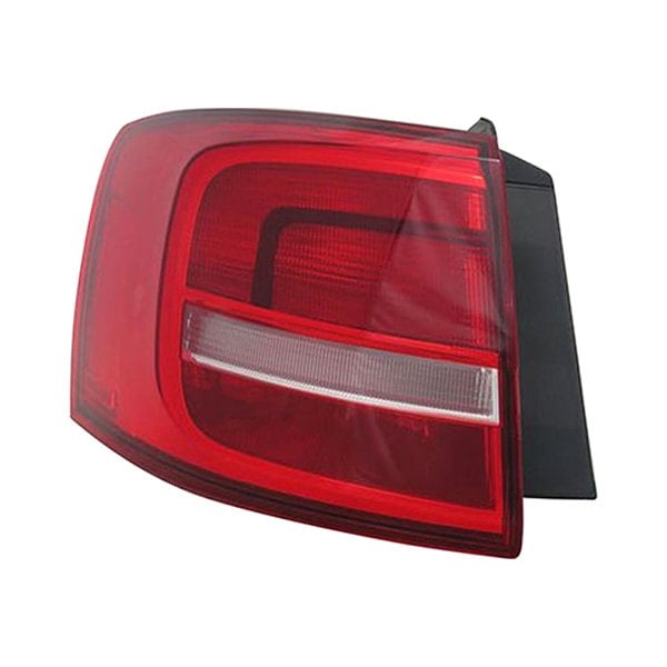 2015 Volkswagen Jetta Hybrid SEL Premium Driver Side Tail Light Assembly To 6-28-15 Outer - VW2804112-Partify-Painted-Replacement-Body-Parts