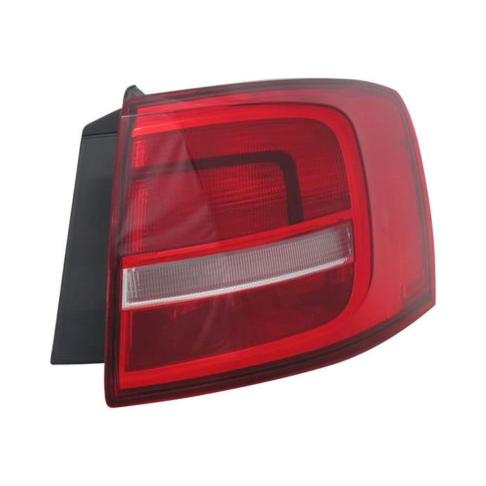 2015 Volkswagen Jetta Hybrid SEL Premium Passenger Side Tail Light Assembly To 6-28-15 Outer - VW2805112-Partify-Painted-Replacement-Body-Parts