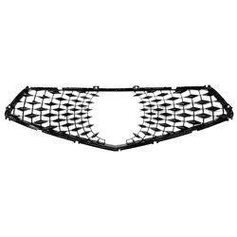Acura TLX Grille Primed Black Mesh Style Without A-Spec - AC1201100-Partify Canada