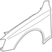  New Genuine Audi A4 Allroad Driver Side Fender - 8K9821105H-Partify-Painted-Replacement-Body-Parts
