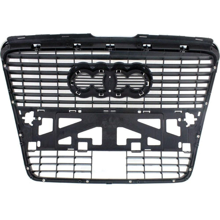 2009-2016 Audi A6 Grille Slv Black With Chrome Frame With Hole - AU1200130-Partify-Painted-Replacement-Body-Parts