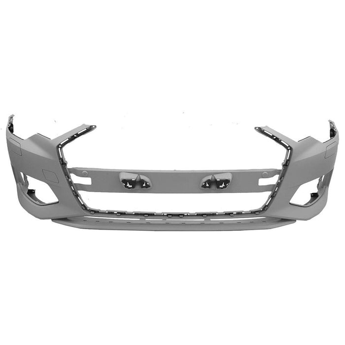 2019-2021 Audi A6 Quattro Front Bumper Without Sensor Holes With Headlight Washer Holes - AU1000291-Partify-Painted-Replacement-Body-Parts