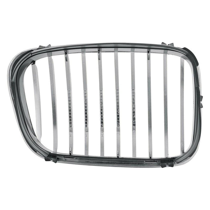 1999-2001 BMW 3 Series Sedan Grille Driver Side Chrome Black - BM1200178-Partify-Painted-Replacement-Body-Parts