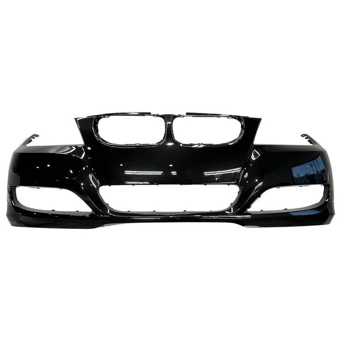 2009-2011 BMW 3-Series Sedan/Wagon Front Bumper Without Sensor Holes & Without Headlight Washer Holes - BM1000212-Partify-Painted-Replacement-Body-Parts