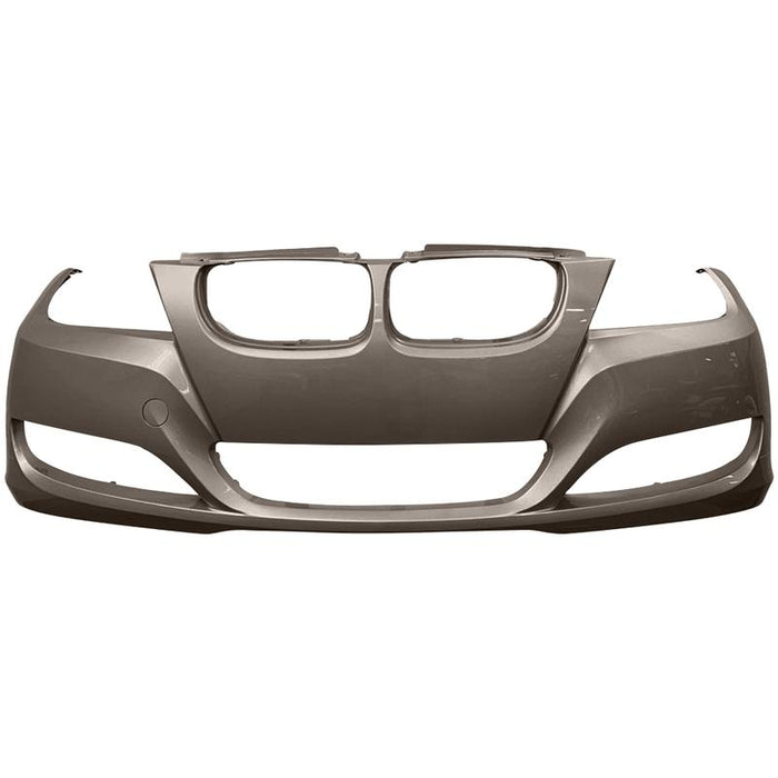 2009-2011 BMW 3-Series Sedan/Wagon Front Bumper Without Sensor Holes & Without Headlight Washer Holes - BM1000212-Partify-Painted-Replacement-Body-Parts