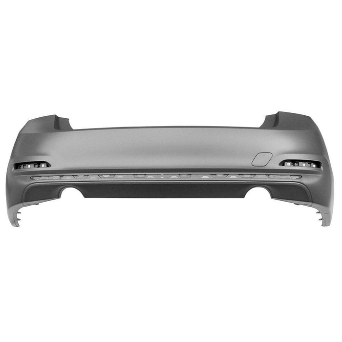2016-2018 BMW 340I Rear Bumper Without Sensor Holes Sedan - BM1100349-Partify-Painted-Replacement-Body-Parts