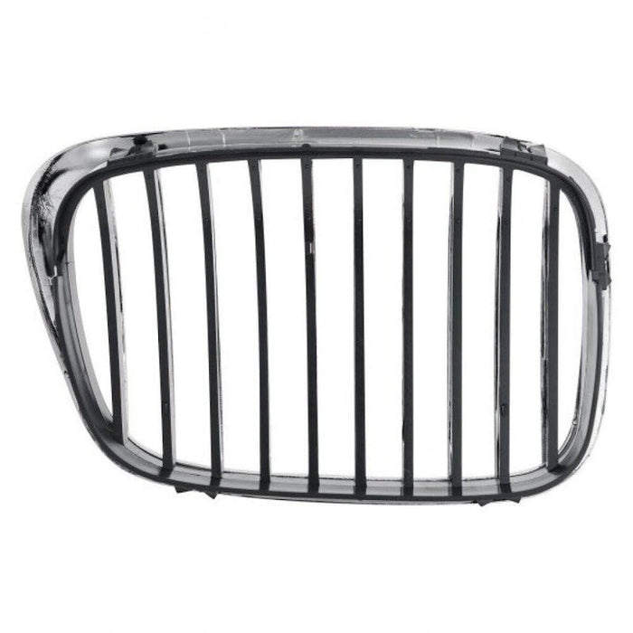 2001-2003 BMW 5 Series Grille Driver Side Chrome Black 540 - BM1200136-Partify-Painted-Replacement-Body-Parts