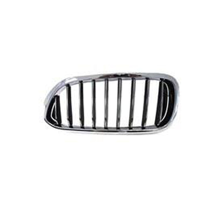 2017-2019 BMW 5 Series Grille Driver Side Chrome With 9 Bars Without Luxury Package/M-Package/Night Vision - BM1200296-Partify-Painted-Replacement-Body-Parts