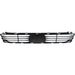 2016-2018 BMW 7 Series Lower Grille Center Bright Black With Active Cruise Without Executive Package Without M-Package - BM1036178-Partify-Painted-Replacement-Body-Parts