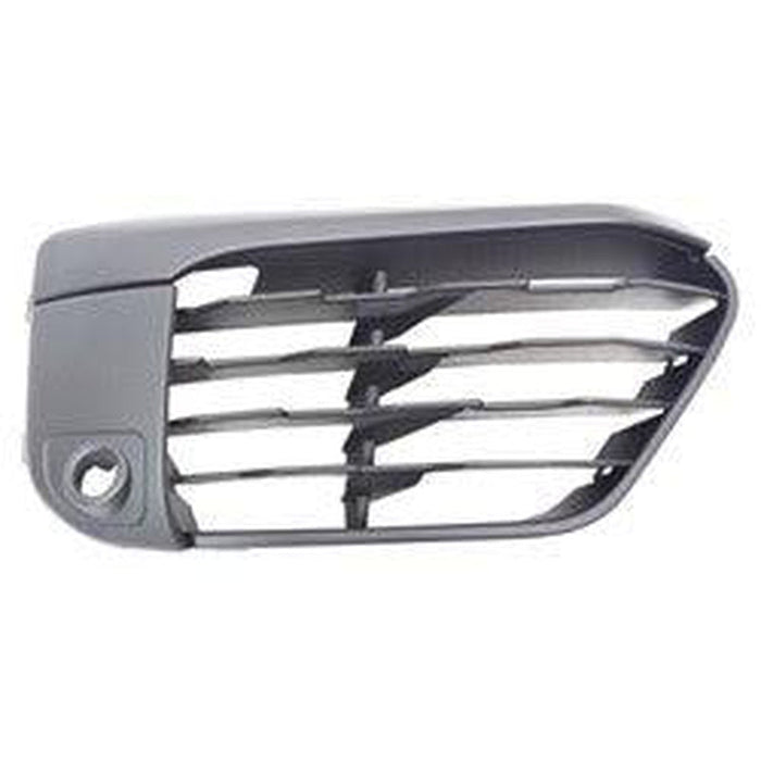 2016-2018 BMW X1 Lower Grille Passenger Side Matte Black With Sensor Base Model - BM1039204-Partify-Painted-Replacement-Body-Parts