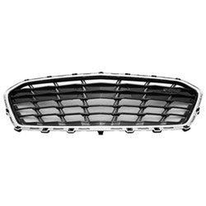 2016-2018 Chevrolet Cruze Hatchback Grille Painted Black With Chrome Surround Rs Model - GM1036184-Partify-Painted-Replacement-Body-Parts