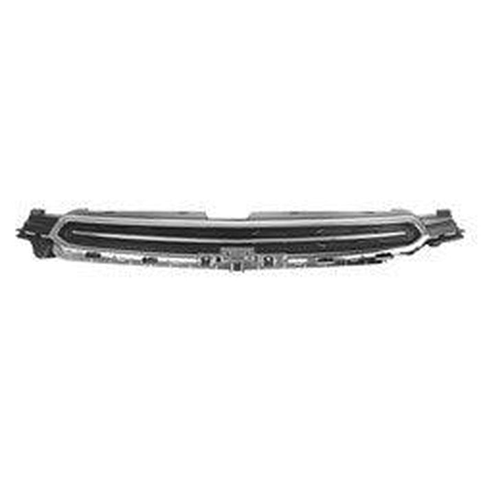 2015-2016 Chevrolet Cruze Upper Grille Black With Chrome Frame/Moulding For Ltz Model - GM1200747-Partify-Painted-Replacement-Body-Parts