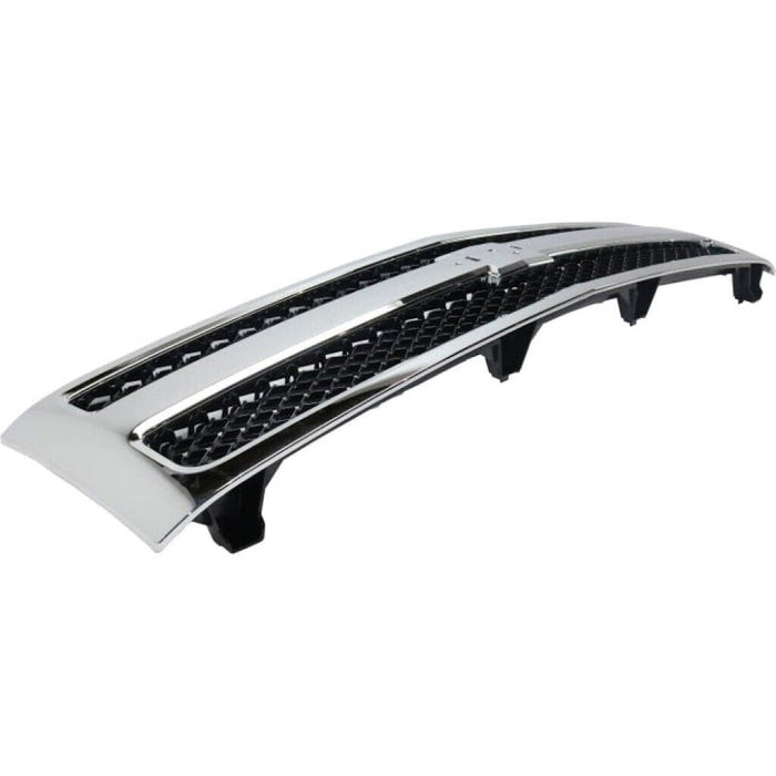 2007-2012 Chevrolet Pickup Chevy Silverado Grille Chrome Black - GM1200572-Partify-Painted-Replacement-Body-Parts