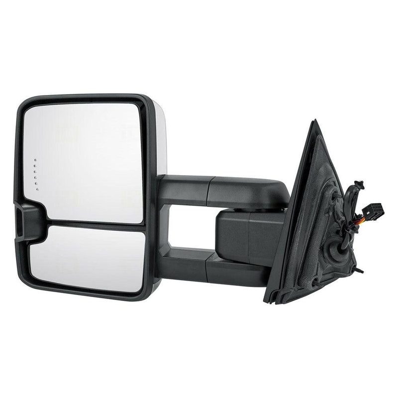 Chevrolet Silverado 1500 Legacy Driver Side Door Mirror Power Heated Tow Type With Memory/Side Marker/In-Glass Turn Signal/Cargo Spotlight - GM1320514-Partify Canada