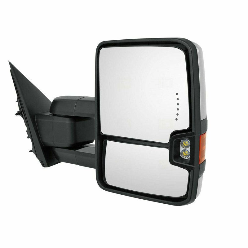 Chevrolet Silverado 1500 Legacy Passenger Side Door Mirror Power Heated Tow Type With Side Marker/In-Glass Turn Signal/Cargo Spotlight - GM1321512-Partify Canada