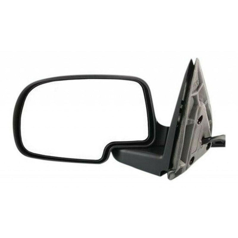 Chevrolet Silverado Driver Side Door Mirror Manual Tow Type With Folding With Blind Spot Textured - GM1320298-Partify Canada