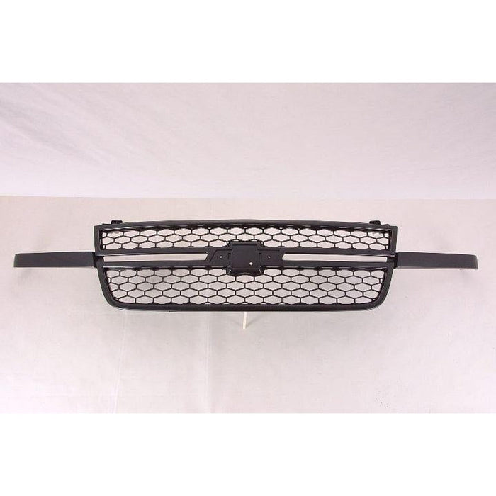 2003-2007 Chevrolet Pickup Chevy Silverado Grille Black Frame With Black Honeycomb Ss Model - GM1200586-Partify-Painted-Replacement-Body-Parts