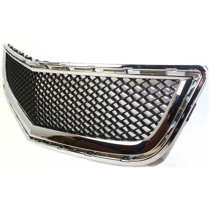 2009-2012 Chevrolet Traverse Grille Black With Chrome Moulding - GM1200615-Partify-Painted-Replacement-Body-Parts