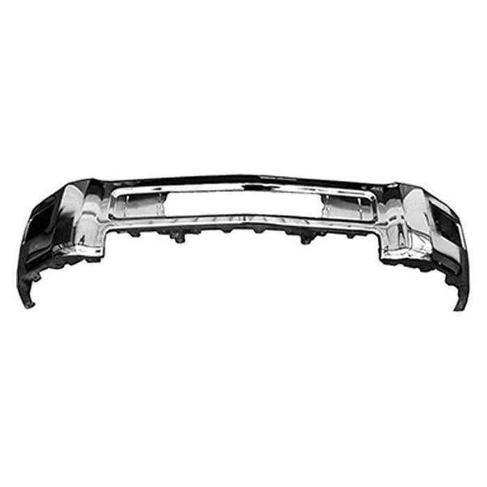 2015-2019 Chrome Chevrolet Silverado 2500/3500 Front Bumper Without Sensor Holes & With Fog Light Holes - GM1002849-Partify-Painted-Replacement-Body-Parts