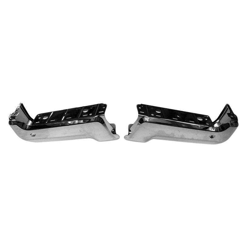 2017-2022 Chrome Ford F250/F350/F450/F550 Rear Bumper Ends With