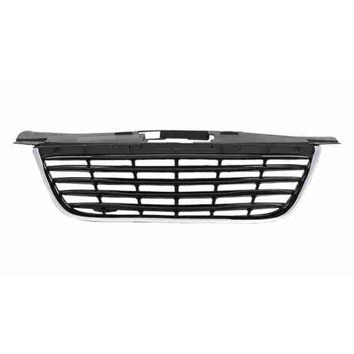 2011-2014 Chrysler 200 Convertible Grille Chrome Frame With Black Slats - CH1200352-Partify-Painted-Replacement-Body-Parts