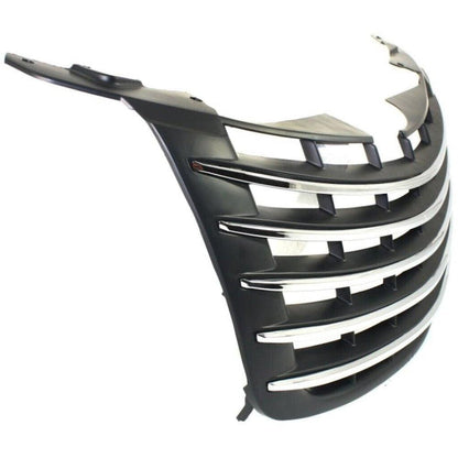 Chrysler Pt Cruiser Grille Primed Black With Chrome Moulding - CH1200292-Partify Canada