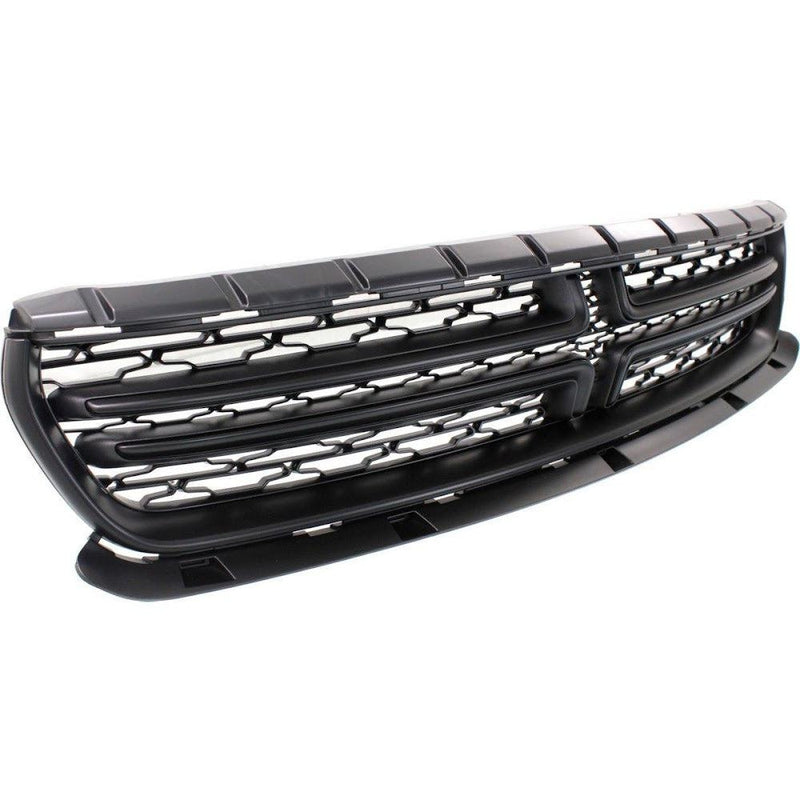 Dodge Charger Grille Flat Black Crosshairs And Moulding Exclude Scat Pack/Srt/Hellcat Model - CH1200387-Partify Canada