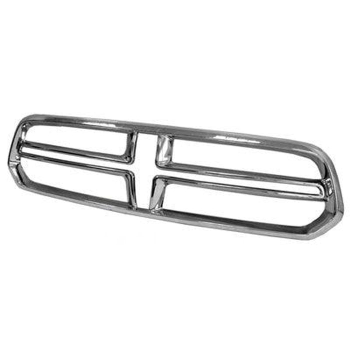 2014-2016 Dodge Durango Grille Surround Chrome Exclude 18-19 Srt/Rt Model - CH1200380-Partify-Painted-Replacement-Body-Parts