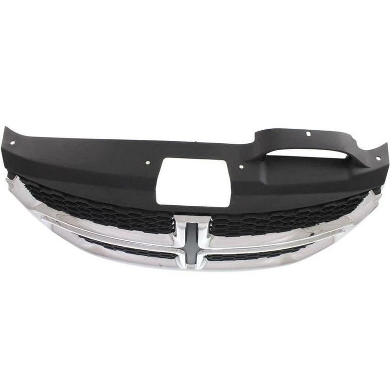 Dodge Journey Grille Chrome Frame With Black Insert - CH1200362-Partify Canada