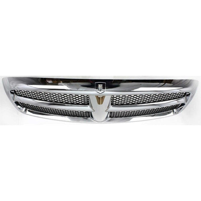 2002-2005 Dodge Pickup Dodge RAM 1500 Grille Assembly Black With Chrome Frame - CH1200248-Partify-Painted-Replacement-Body-Parts