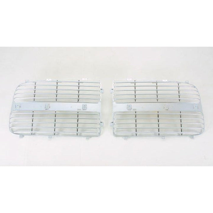 2002-2005 Dodge Pickup Dodge RAM 1500 Grille Panel Driver Side Chrome - CH1201103-Partify-Painted-Replacement-Body-Parts