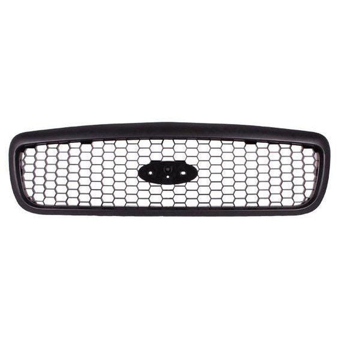 2001-2011 Ford Crown Victoria Grille Black Honeycomb Design Also Fits 2001-2002 Police Package - FO1200388-Partify-Painted-Replacement-Body-Parts