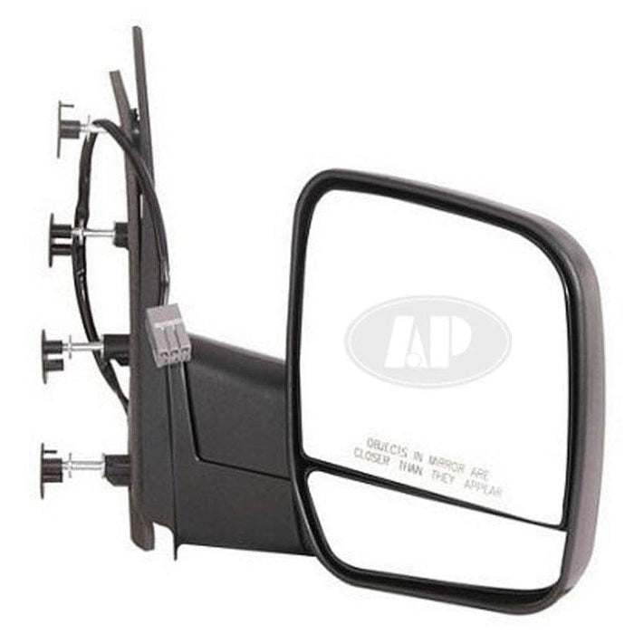 Ford Econoline Passenger Side Door Mirror Power Textured With Dual Glass - FO1321254-Partify Canada