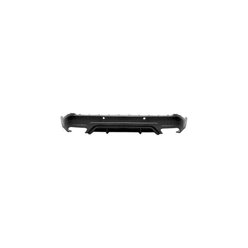 2015-2018 Ford Edge Sport Rear Lower Bumper With Sensor Holes & Without Tow Hook Hole - FO1115119-Partify-Painted-Replacement-Body-Parts