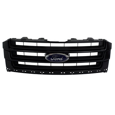 2018-2021 Ford Expedition Grille Assy Chrome/Matte Black With Camera Without Stealth Edition Package Limited/Max Limited Model - FO1200649-Partify-Painted-Replacement-Body-Parts