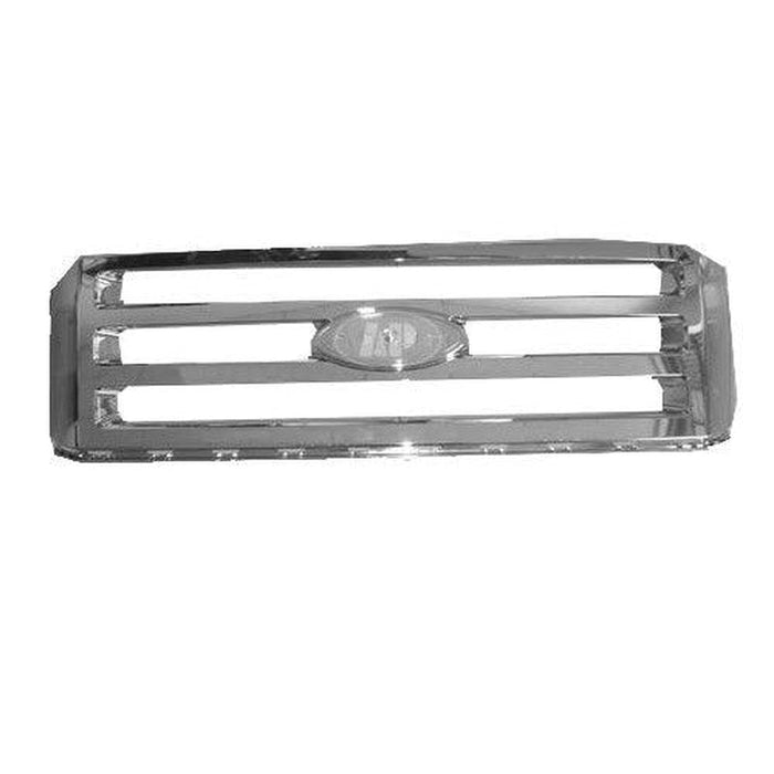 2007-2014 Ford Expedition Grille Chrome Xlt/Eddie Bauer - FO1200494-Partify-Painted-Replacement-Body-Parts