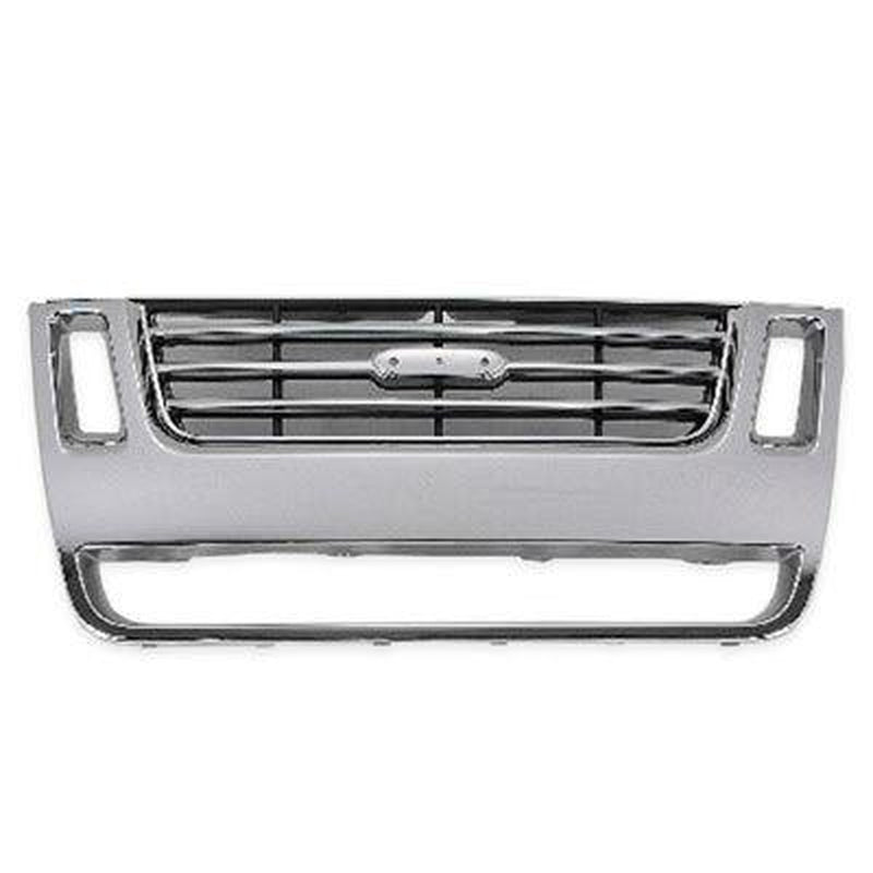 Ford Explorer Eddie Bauer Grille Chrome Black Bar Style Expt Adrenalin Package - FO1200477-Partify Canada