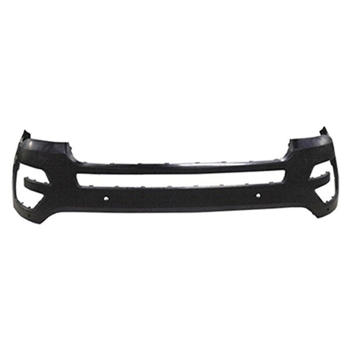 2016-2017 Ford Explorer Front Bumper With Camera Hole & With 4 Sensor Holes & Without Tow Hook Hole - FO1000725-Partify-Painted-Replacement-Body-Parts