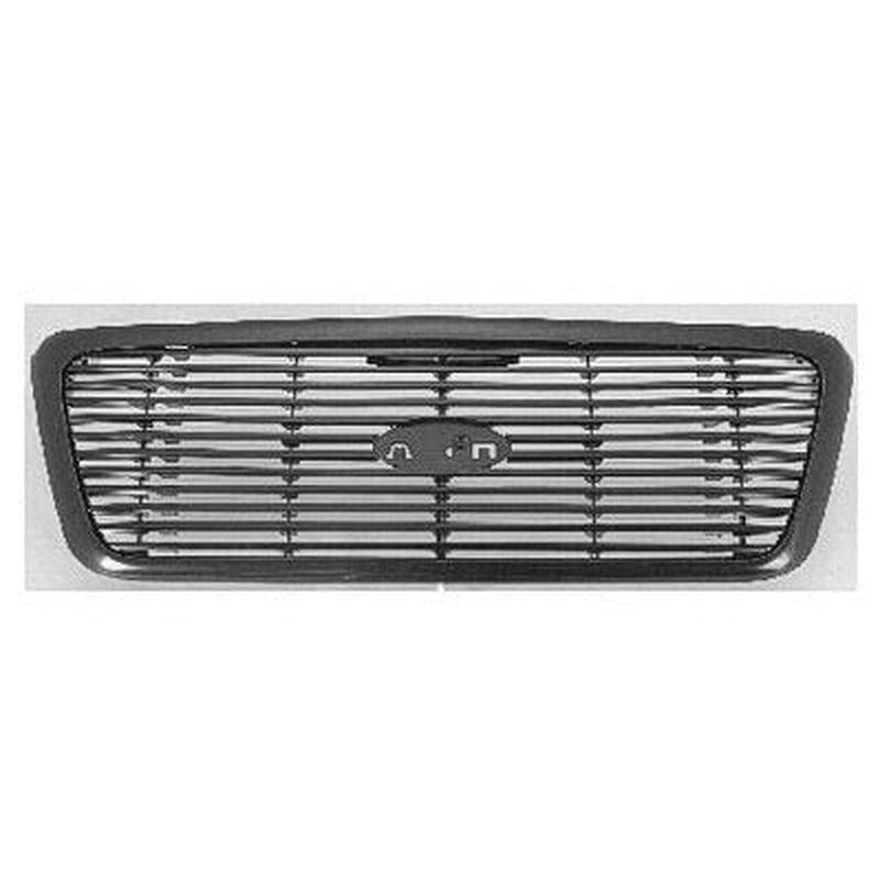 Ford F-150 Grille Matte Black With Black Frame Fx2 Model - FO1200501-Partify Canada